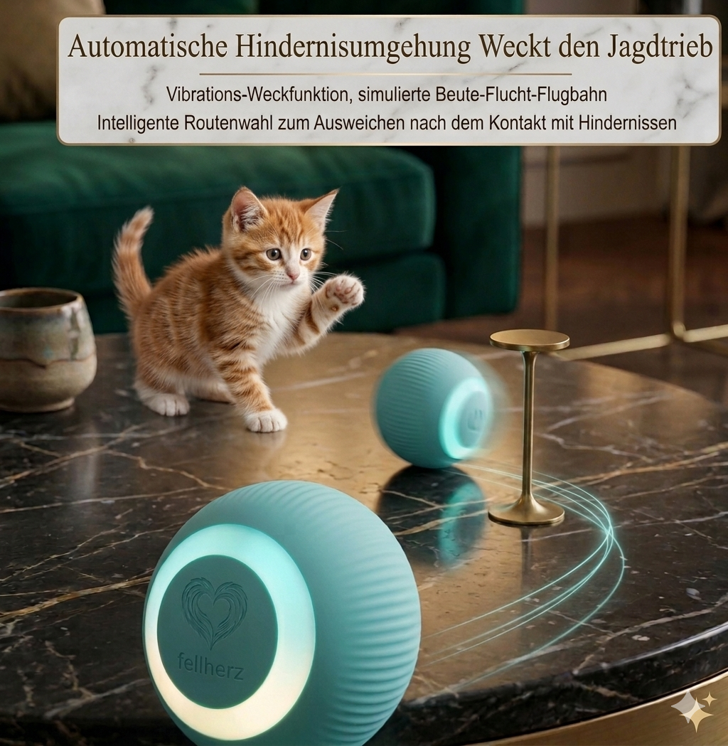 Interaktiver Spielball mit Beleuchtung